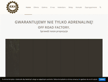 Tablet Screenshot of offroadfactory.pl